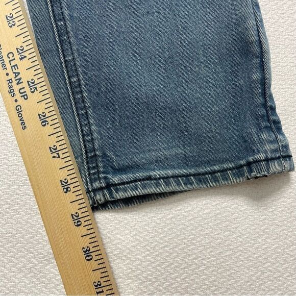 Levi's 511 Black Label Slim Denim Jeans Distressed Men's Size 31x32 - Picture 10 of 16